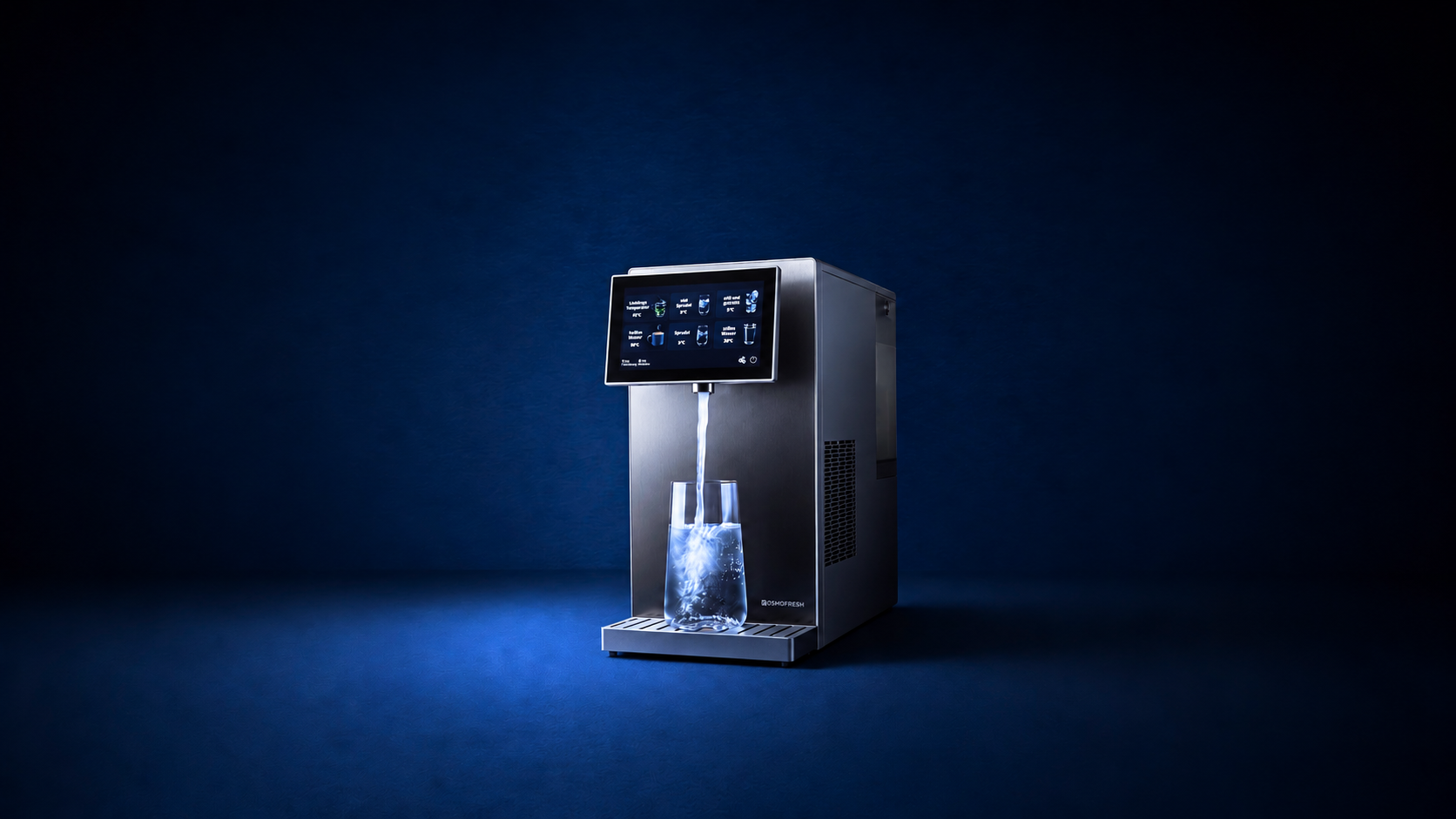 OsmoFresh Fusion Pro 2 in Metallic Grey mit Wasserausgabe