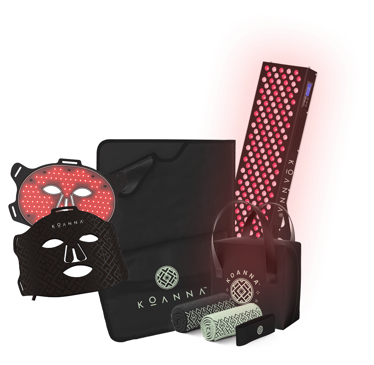 Koanna Rotlichttherapie-Panel mit 660 nm Rot- und 850 nm Nahinfrarot-LEDs