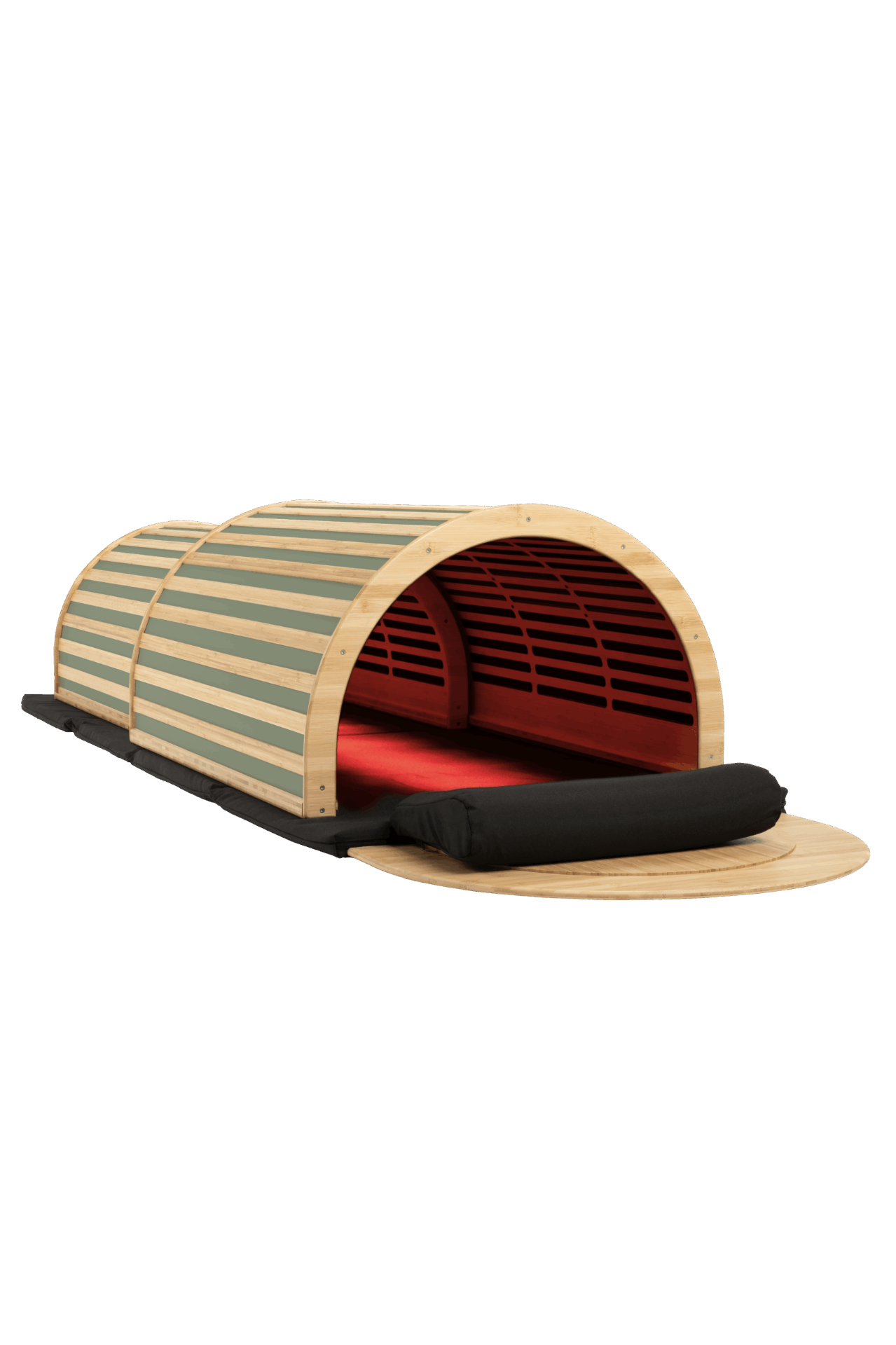 Helsi Infrarot-Sauna aus Bambus für Heimanwendung (Vollspektrum)