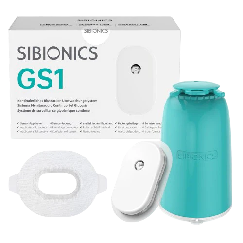 SIBIONICS CGM Sensor zur kontinuierlichen Blutzuckermessung (14 Tage Laufzeit)